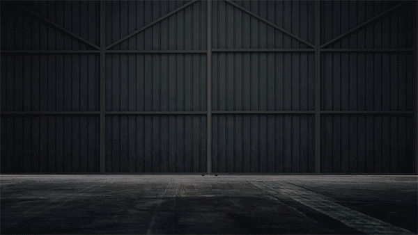 A short animated gif showing an advert for varios volvo lorries