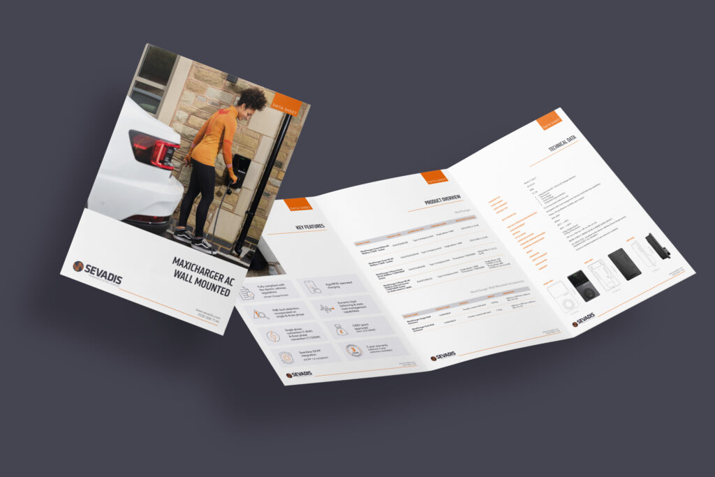 A graphic of the Sevadis Product guides designed by oodle