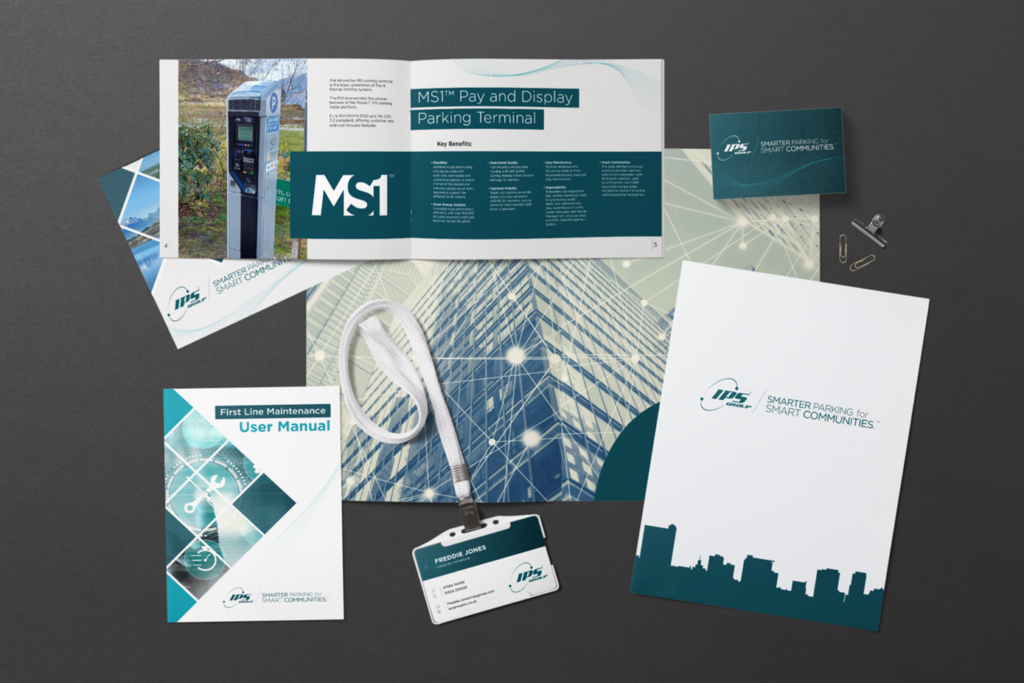 A selection of IPS Grpup UK printed literature