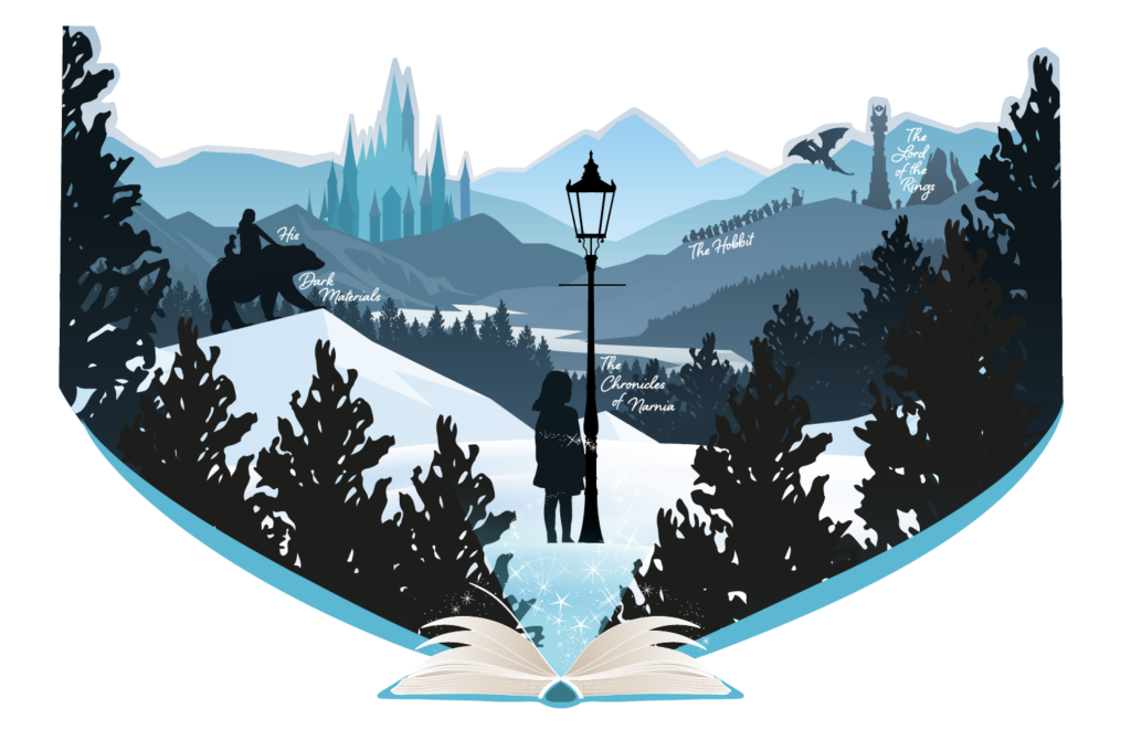 A graphic showing illustrated signage designed by oodle Agency