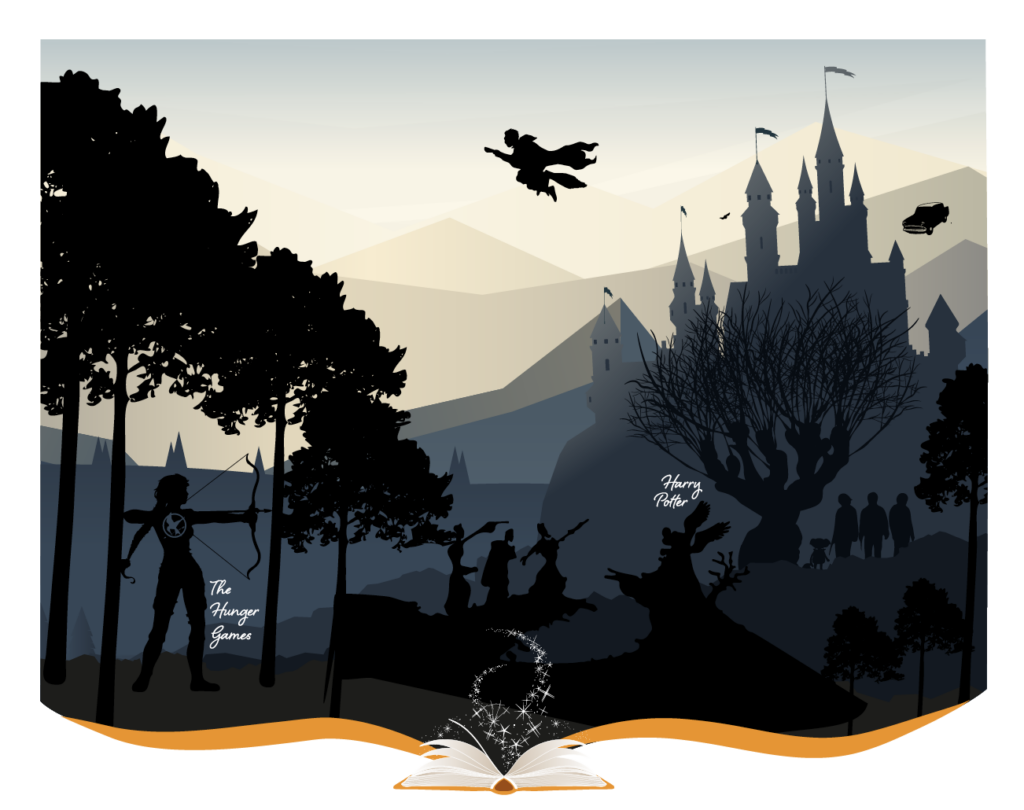 A graphic showing illustrated signage designed by oodle Agency