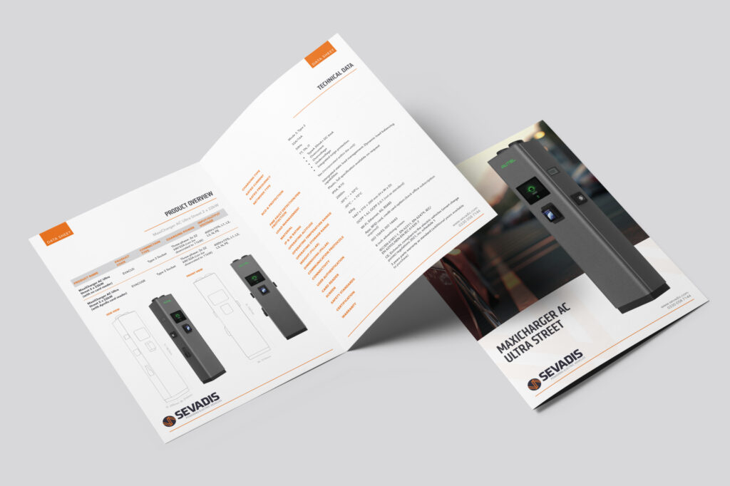 A graphic of the Sevadis Product guides designed by oodle